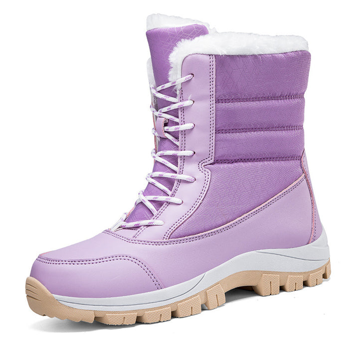 Damen Winterstiefel mit wärmendem Innenfutter und rutschfester Sohle Drune
