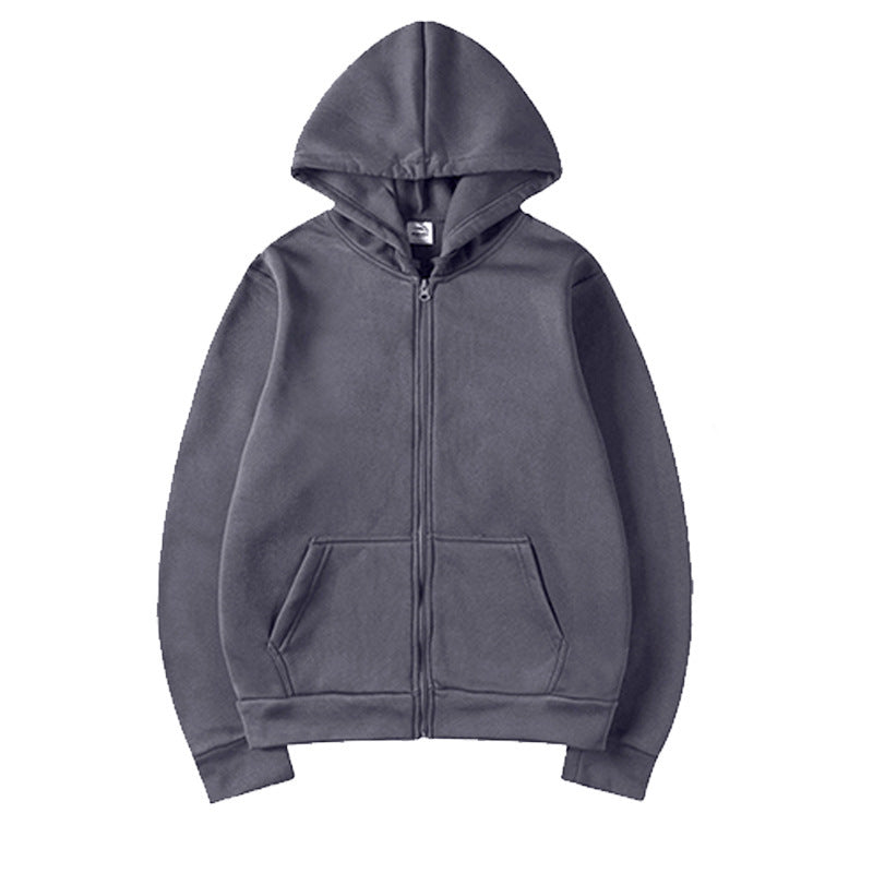 Damen Kapuzensweatshirt mit durchgehendem Reißverschluss und seitlichen Taschen Drune