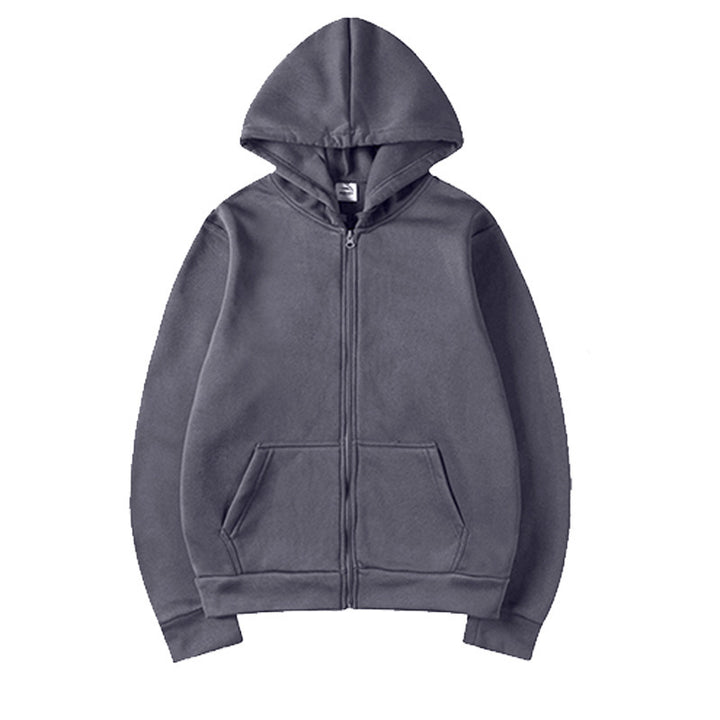 Damen Kapuzensweatshirt mit durchgehendem Reißverschluss und seitlichen Taschen Drune