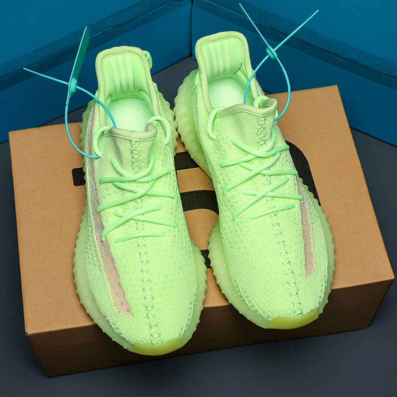 Damen sportliche und luftige Sneakers mit atmungsaktivem Strickoberteil Drune