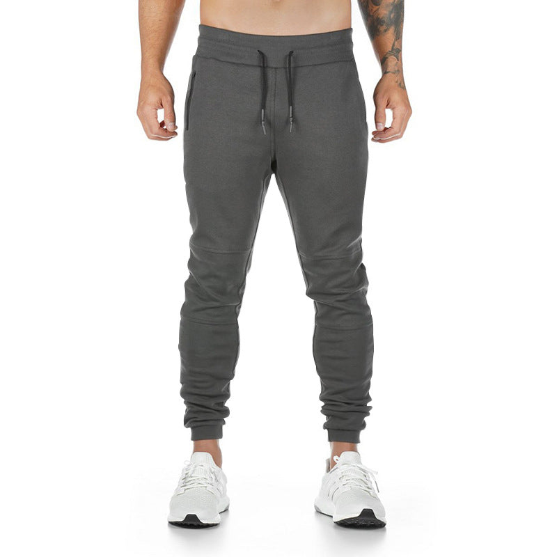 Herren Sportliche Jogginghose mit praktischen Reißverschlusstaschen und elastischem Bund Drune