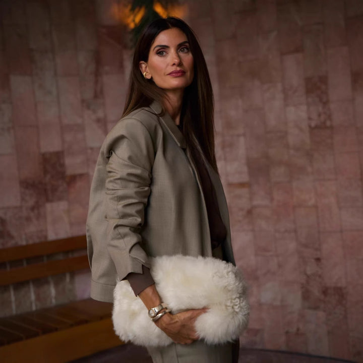 Damen elegante Blazerjacke mit luxuriösen Details Drune
