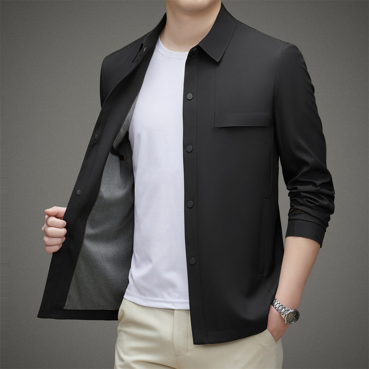 Herren elegante leichtgewichtige Outdoorjacke mit praktischen Taschen Drune