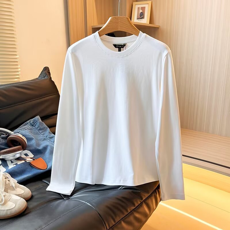 Damen Langarmshirt aus atmungsaktivem Baumwollmix mit modernem Schnitt Drune