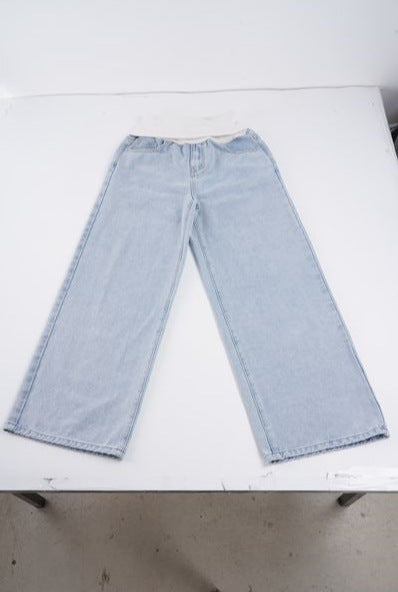 Damen Weitgeschnittene Jeans mit hohem Bund und elastischem Komfort Drune