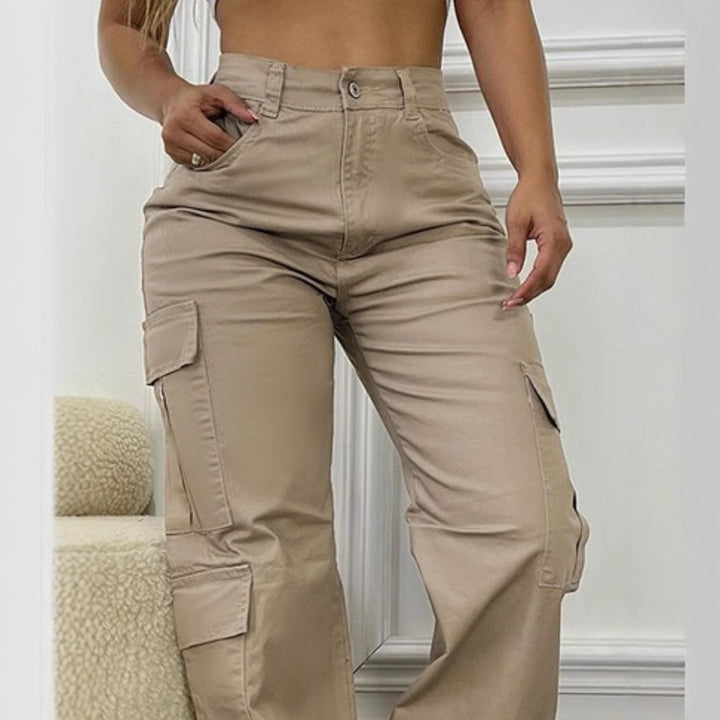 Damen Cargo-Hosen Drune