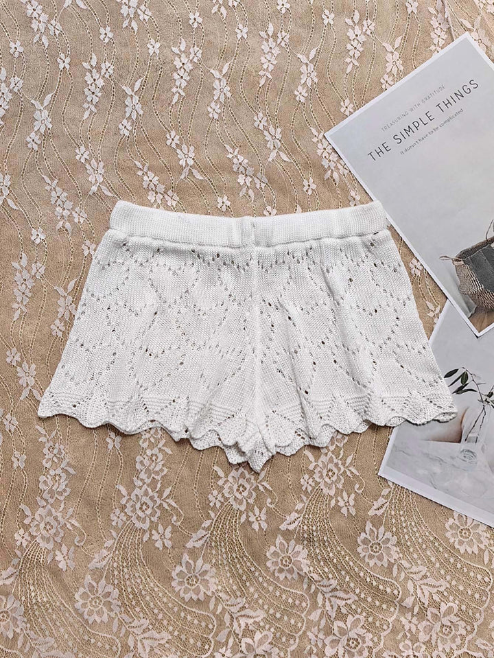 Damen Häkelstrandshorts Drune