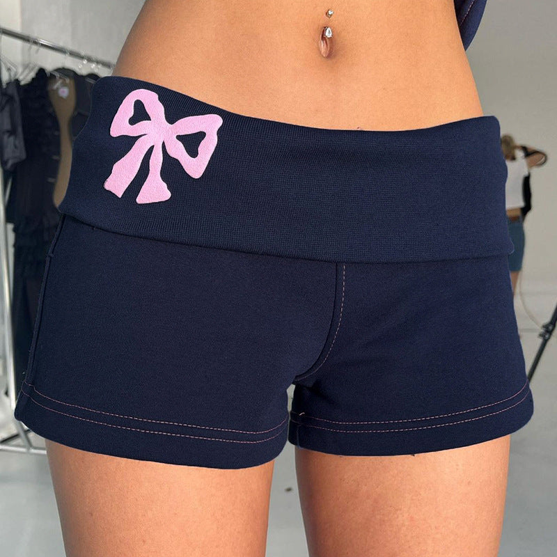 Damen Sportliche Shorts mit hohem Bund Drune