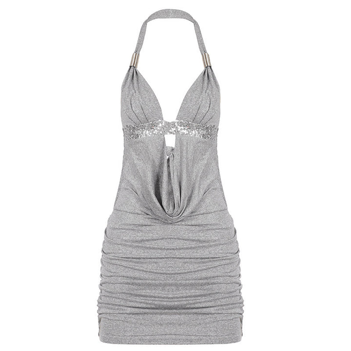 Damen Glamouröses und figurbetontes Strandkleid Drune