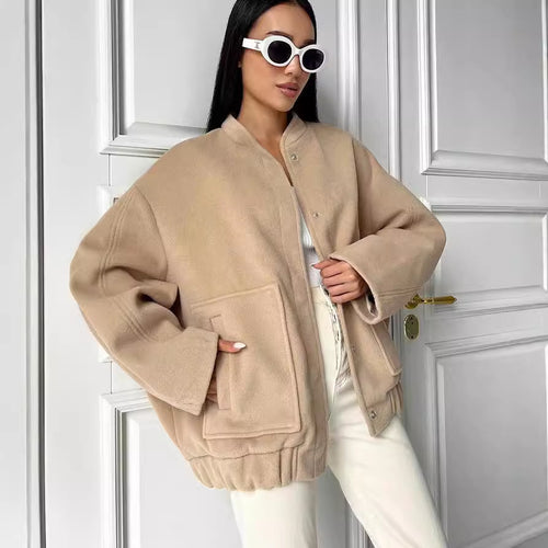 Damen Fleecejacke mit lässigem Schnitt und praktischen Taschen Drune