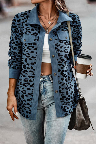 Drune | Of You Leopard Corduroy Shacket
