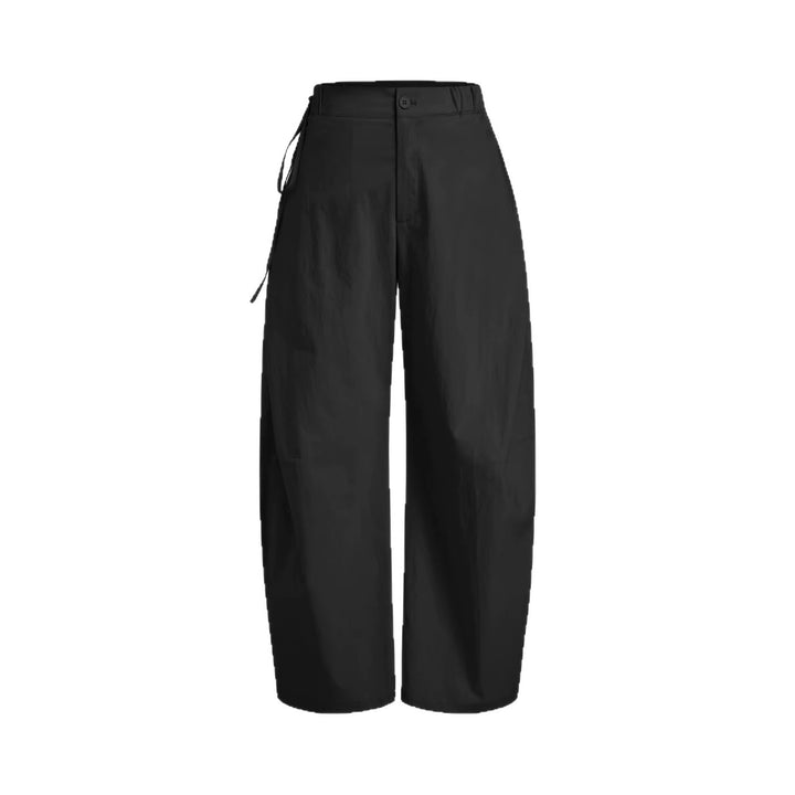 Damen lässige Culotte-Hose mit elastischem Bund und praktischen Seitentaschen Drune
