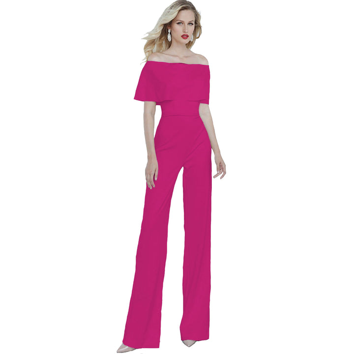Drune | Eleganter V-Ausschnitt Jumpsuit
