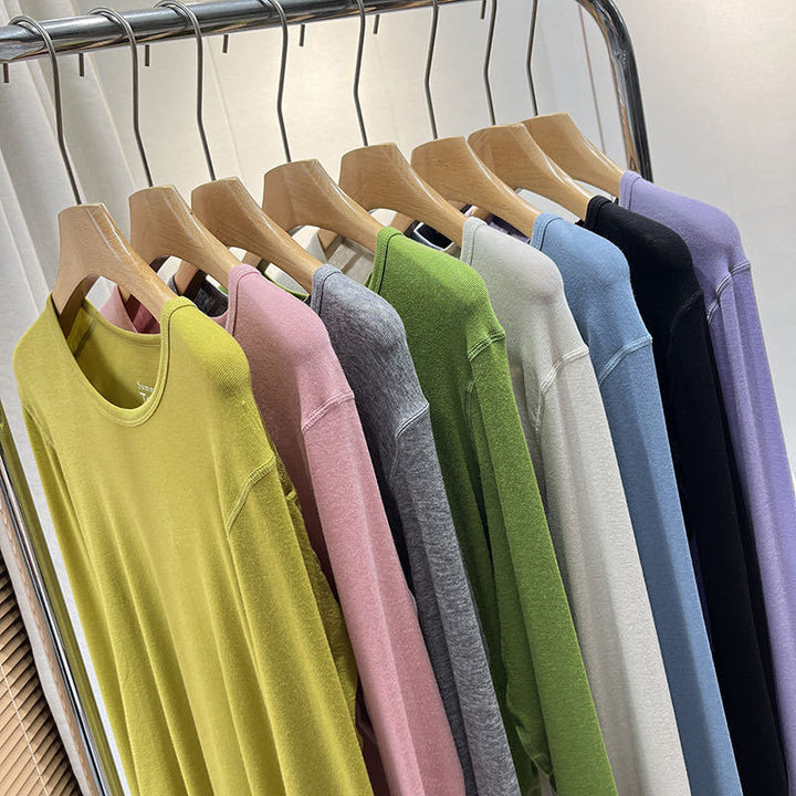 Damen Langarmshirt aus weichem Jersey mit ergonomischem Schnitt Drune