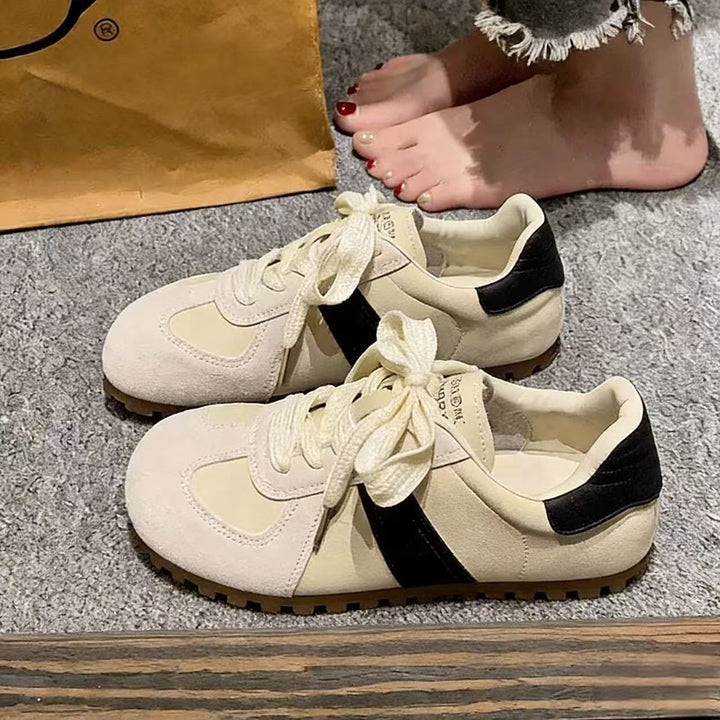 Damen Freizeitsneaker aus hochwertigem Wildleder mit komfortabler Sohle Drune