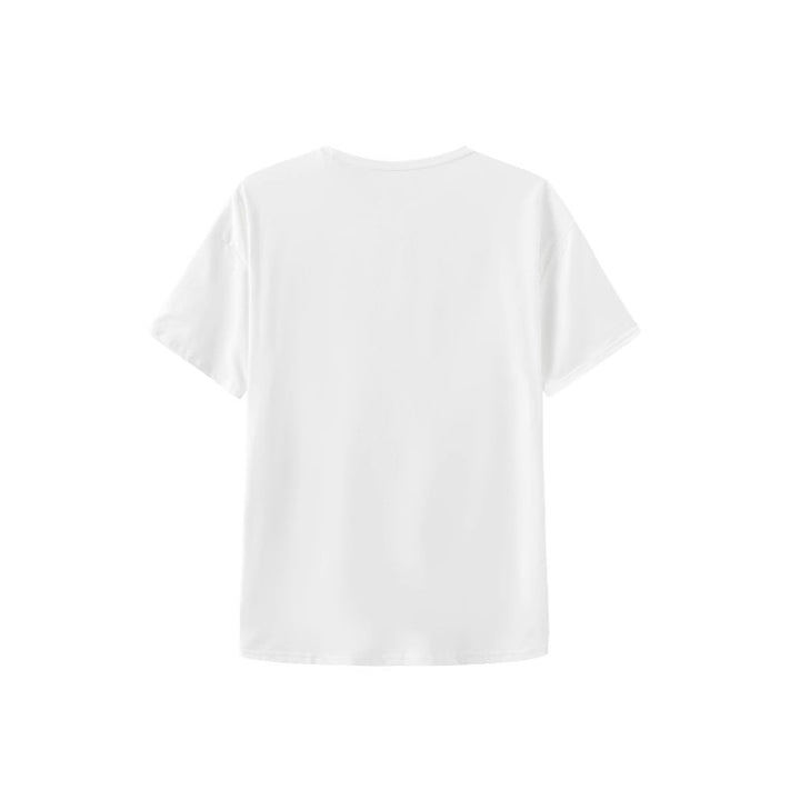 Damen Grafik T-Shirt mit einzigartigem Skelettdesign und kreativem Schriftzug Drune