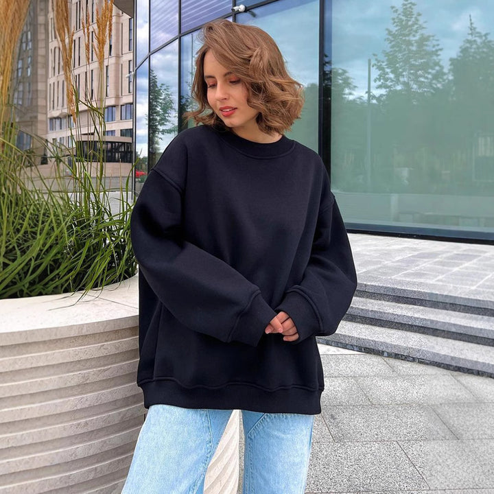 Damen oversized Sweatshirt mit lässigem Schnitt Drune