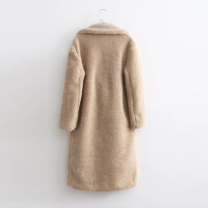 Drune | Langer Damen-Teddy-Mantel Warme