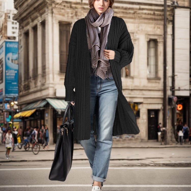 Damen Strickmantel Drune