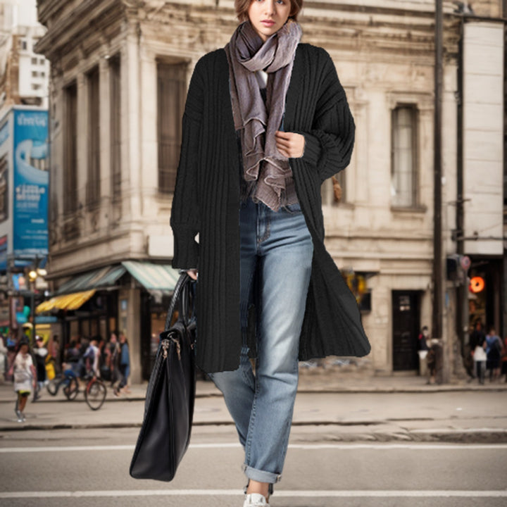 Damen Strickmantel Drune