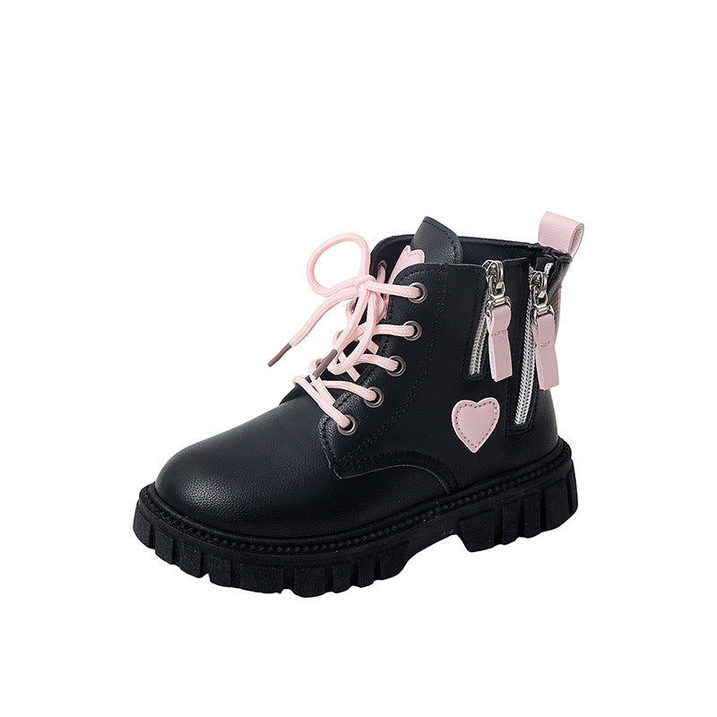 Damen Modische Boots mit praktischer Reißverschlussfunktion und rutschfester Sohle Drune