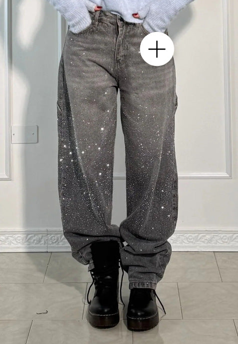 Damen Jeans mit Diamant-Optik & Klassischem Schnitt | Drune