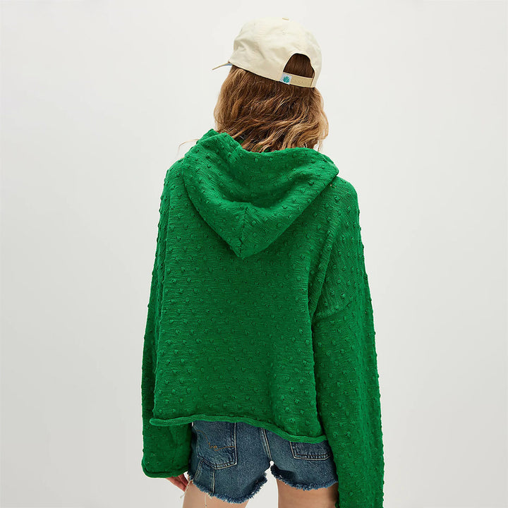 Damen Bequemer Oversized Pullover Drune