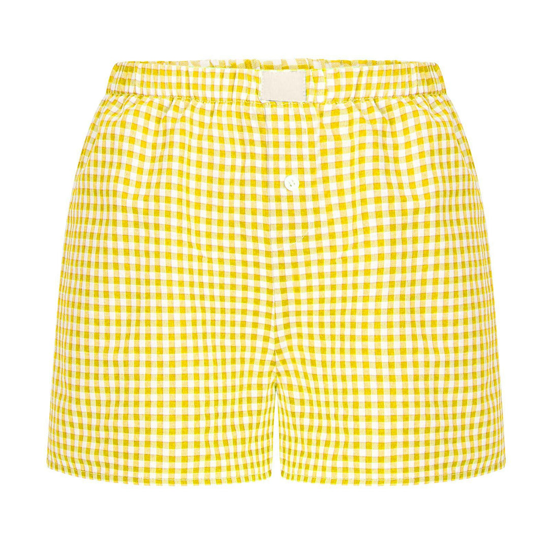 Damen lässige Karohose Drune