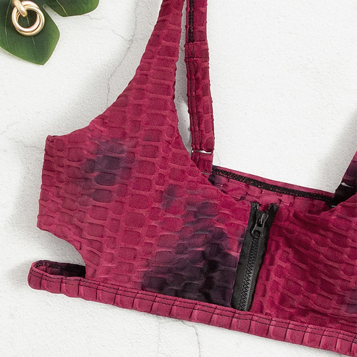 Damen Sport-Bikini mit Reißverschluss Drune