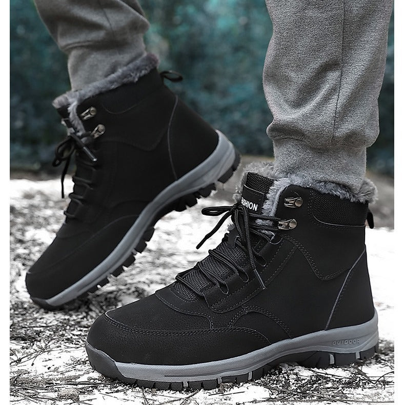Damen Warme Winter-Wanderstiefel mit isolierendem Futter und rutschfester Sohle Drune