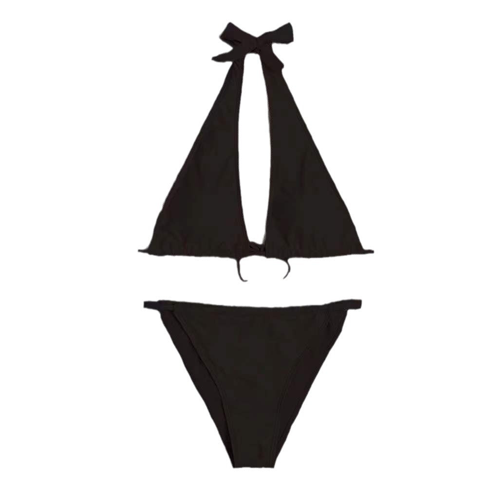 Damen Bandeau-Bikini mit raffinierten Schnittdetails und elegantem Wickeldesign Drune