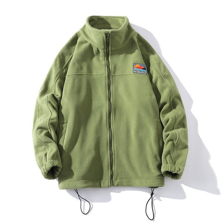 Herren Fleecejacke mit hohem Kragen und praktischen Taschen Drune