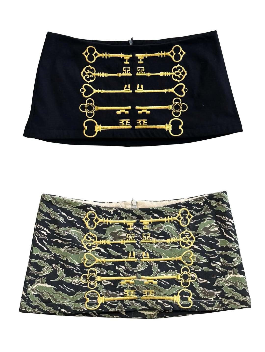 Damen Minirock mit einzigartigem Schlüssel-Design Drune