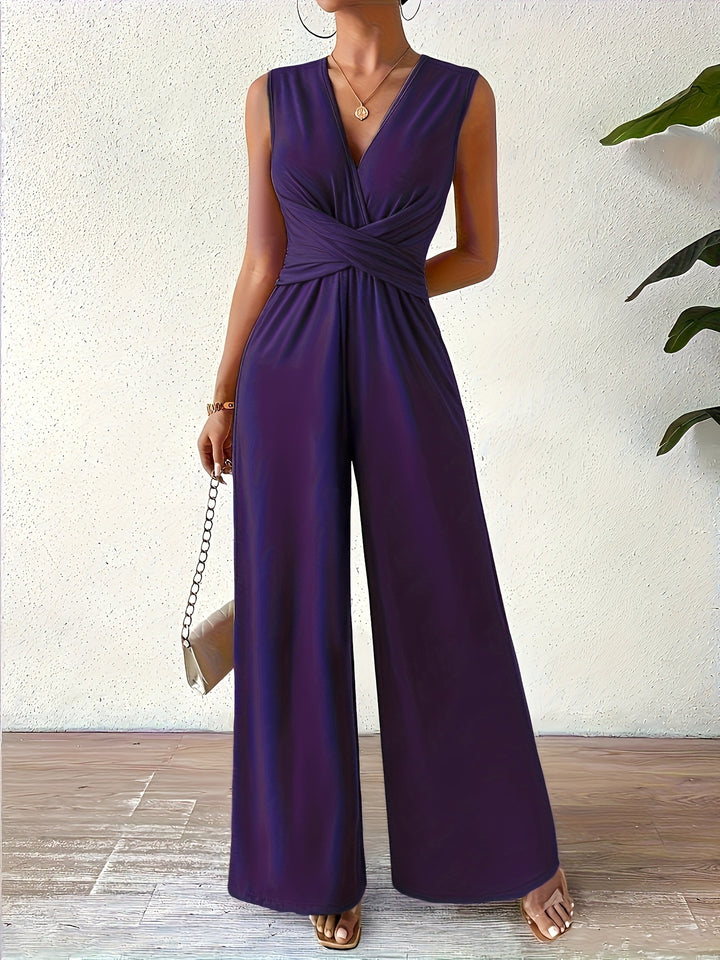 Drune | Eleganter Ärmelloser Jumpsuit Mit Schmeichelhafter Passform