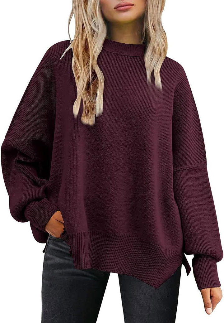 Damen lässiger Strickpullover Drune