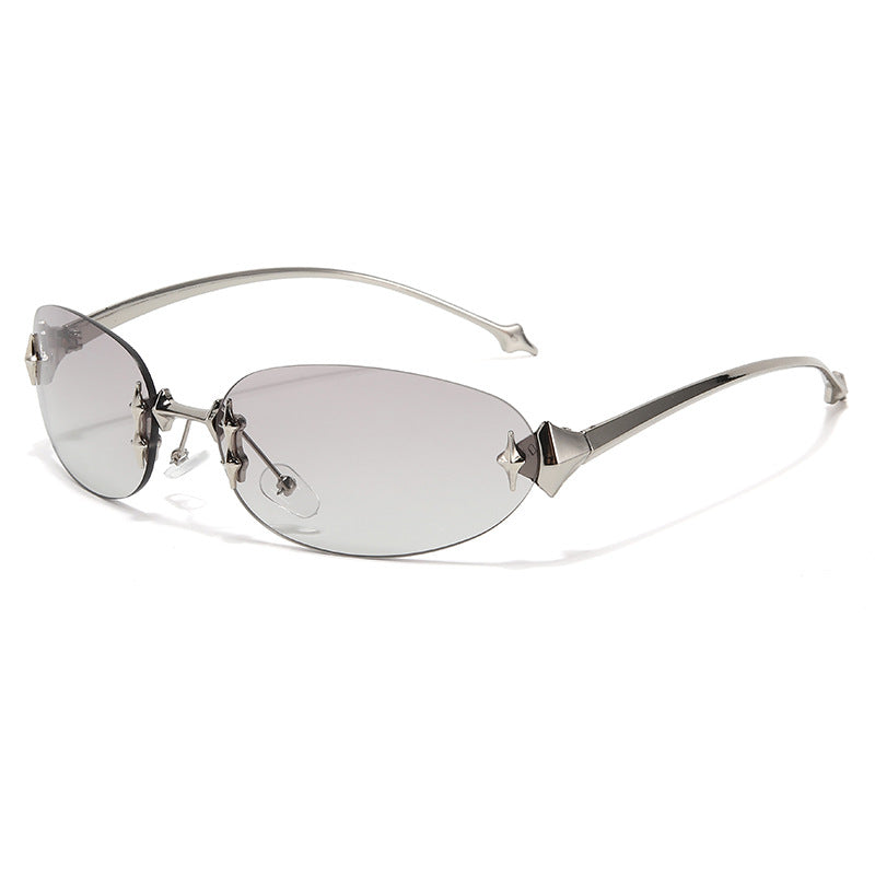 Drune | Star Rahmenlose Futuristische Sonnenbrille