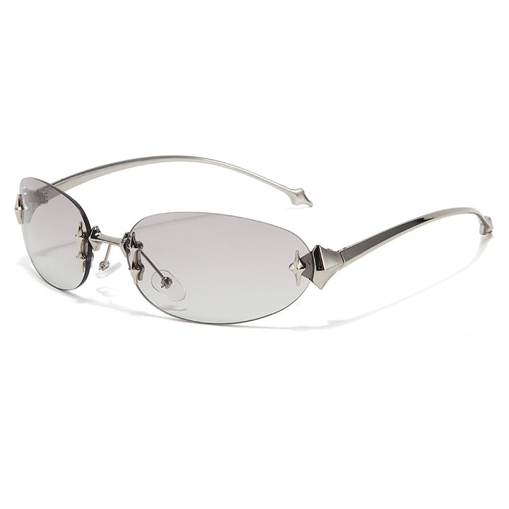 Drune | Star Rahmenlose Futuristische Sonnenbrille