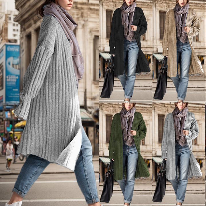 Damen Strickmantel Drune