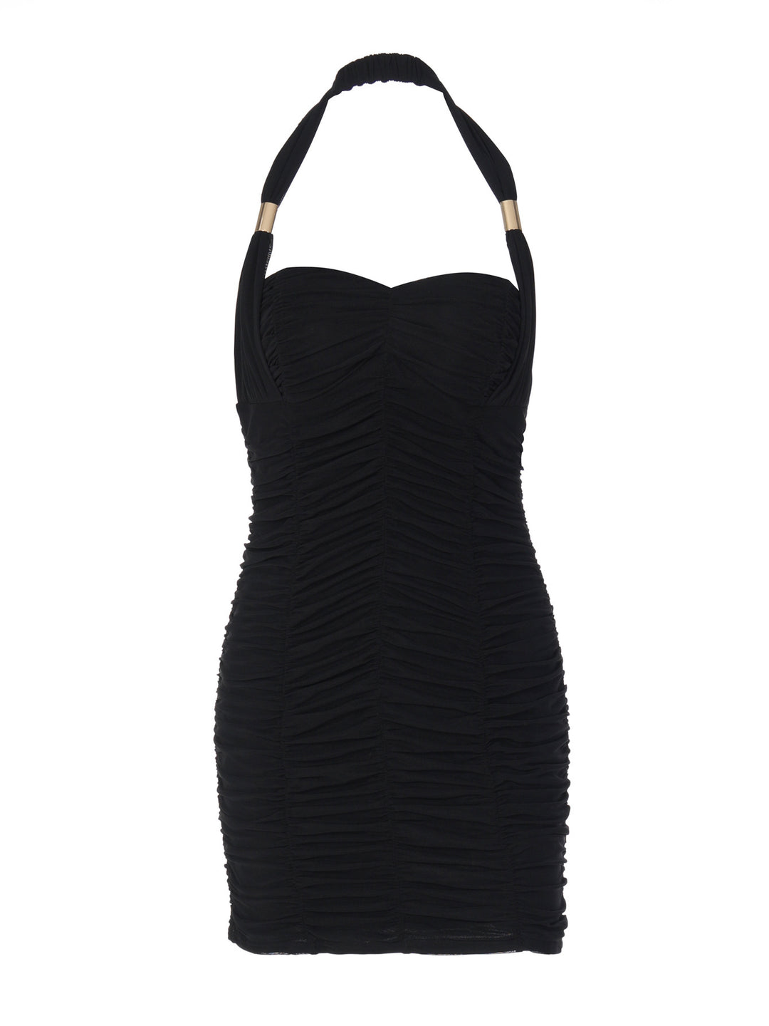 Damen Cocktailkleid mit gerafftem Design und elegantem Träger Drune
