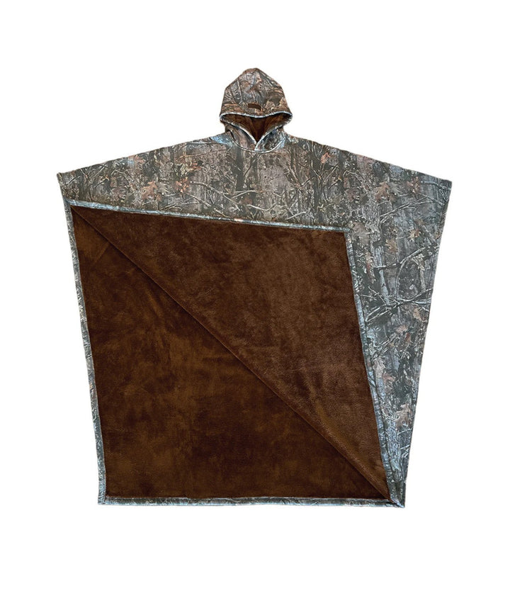 Unisex nan Kapuzen-Poncho Kuscheldecke mit weichem Futter und großzügigem Oversize-Schnitt Drune