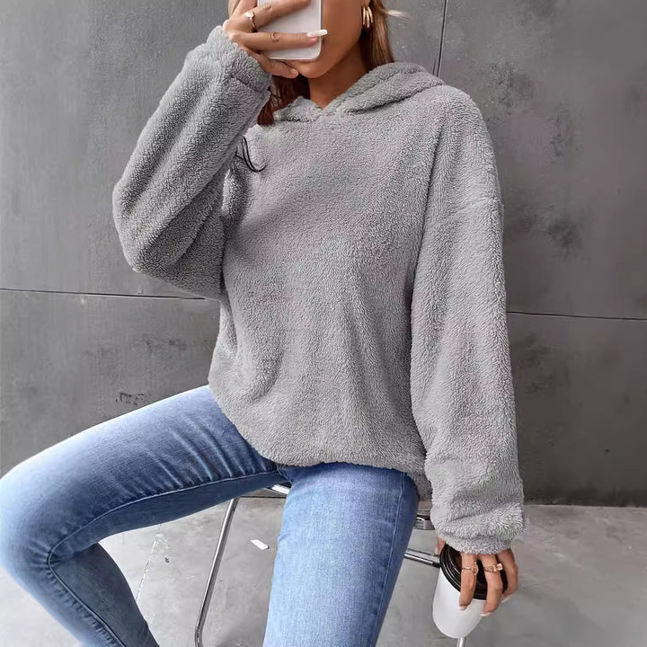 Damen Kuscheliges Hoodie aus Fleece Drune