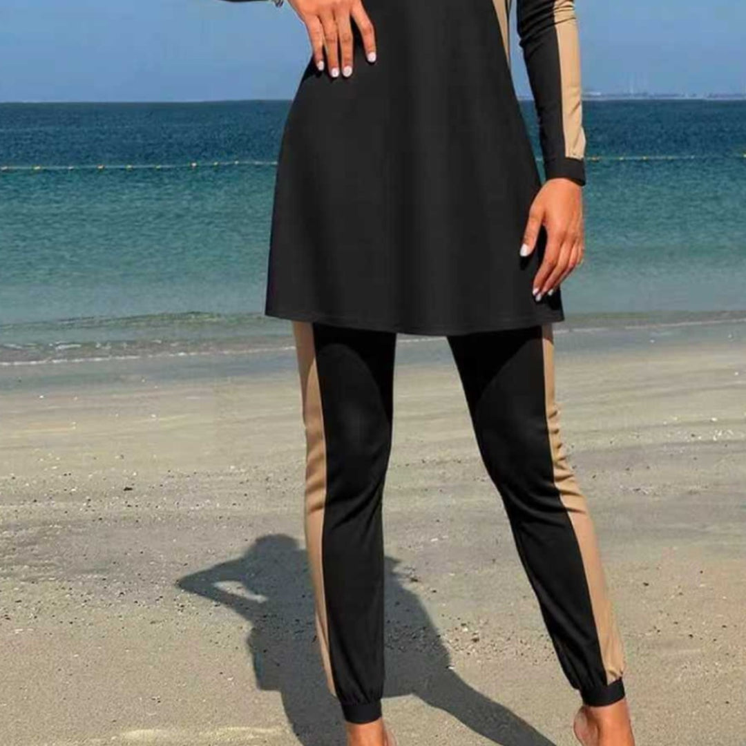 Damen Sport-Oberteil mit eleganter Leggings Drune