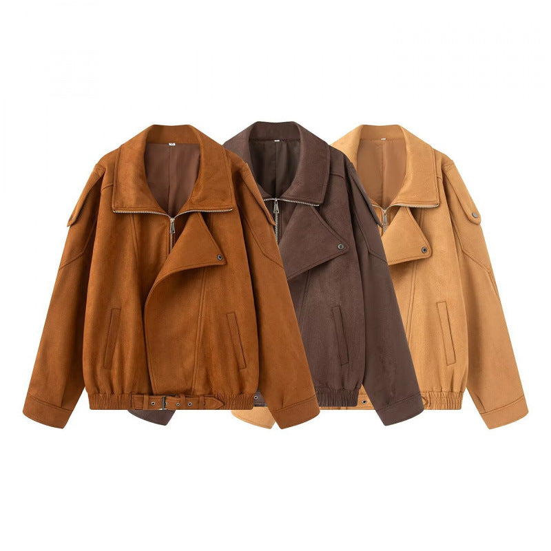 Damen lässige Oversize-Jacke aus hochwertigem Material Drune