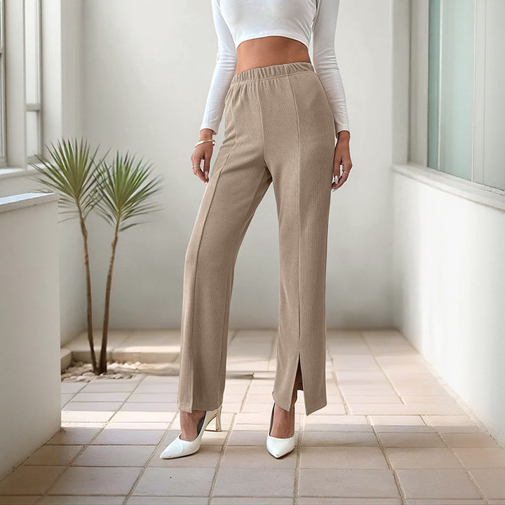 Damen elegante Hosenträger mit seitlichen Schlitzen Drune