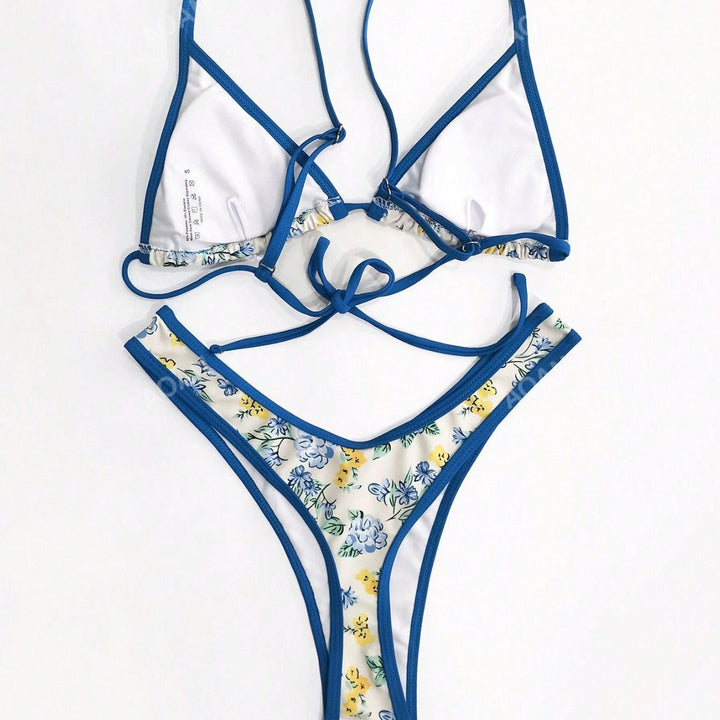 Damen Bikiniset mit floralem Design Drune