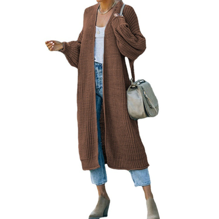 Damen Grobstrick-Cardigan mit offenen Maschen und lässigem Schnitt Drune