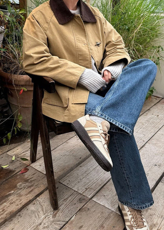 Drune | Corduroy Kragen Canvas Jacke