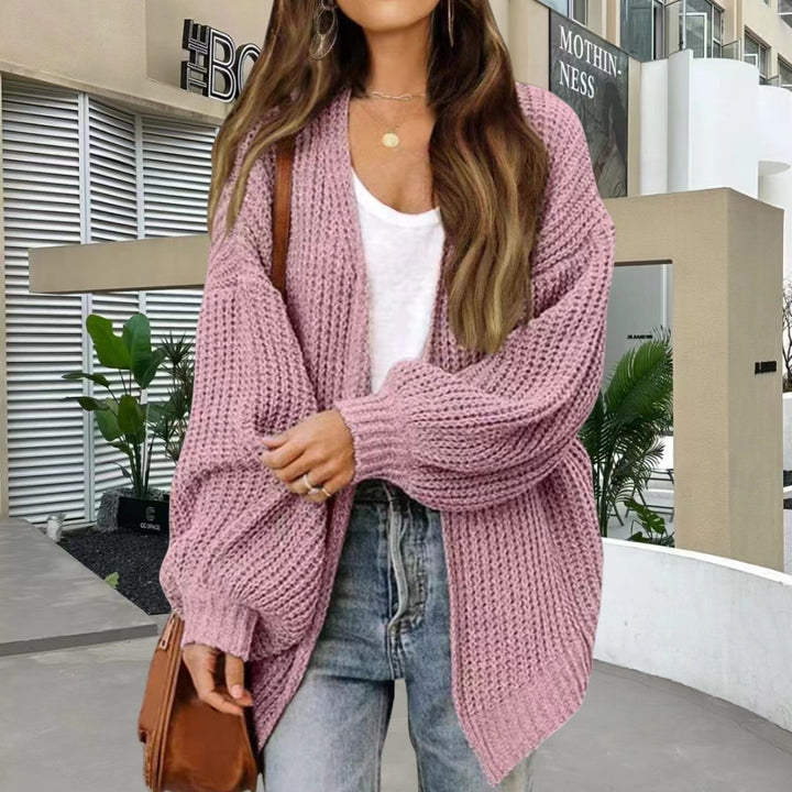 Damen Kuschelige Strickjacke Drune