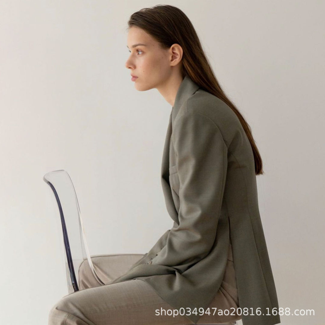 Damen Eleganter und moderner Blazer mit tailliertem Schnitt Drune
