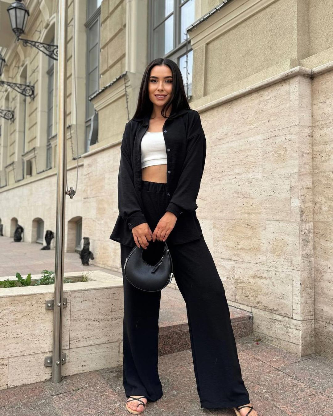 Damen lässiges Zweiteiliges Set aus atmungsaktivem Material Drune